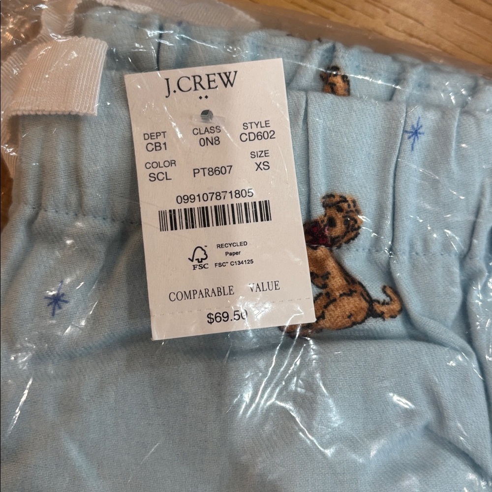 NEW J Crew Flannel Goldendoodle Family Dog Doodle Pajama Pants PJ’s - Picture 3 of 3